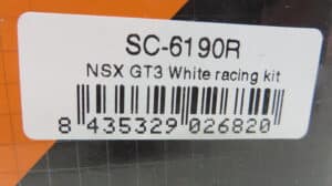 SCALEAUTO NSX GT3 WHITE KIT