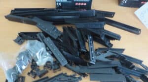 SCALEXTRIC TRACK SUPPORT PIERS+EXTENSION SET