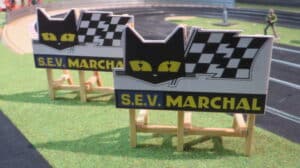 HANDBUILD RACETRACK BILLBOARD