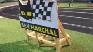 HANDBUILD RACETRACK BILLBOARD