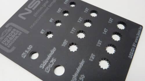 NSR PINION MEASUREMENT TEMPLATE