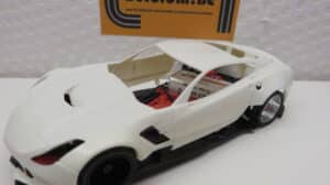 SCALEAUTO CORVETTE C7R COMPLETE WHITE KIT