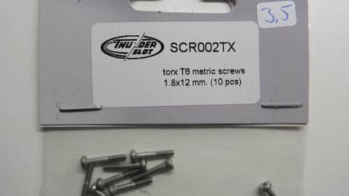 THUNDERSLOT T6 METRIC SCREWS 12MM