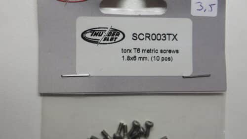 THUNDERSLOT TORX T6 METRIC SCREWS 6MM