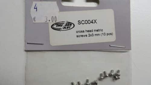 THUNDERSLOT SCREWS 2X3MM FOR MOTOR